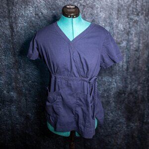 Koi by Kathy Peterson Navy Scrub Top | Women’s Medium